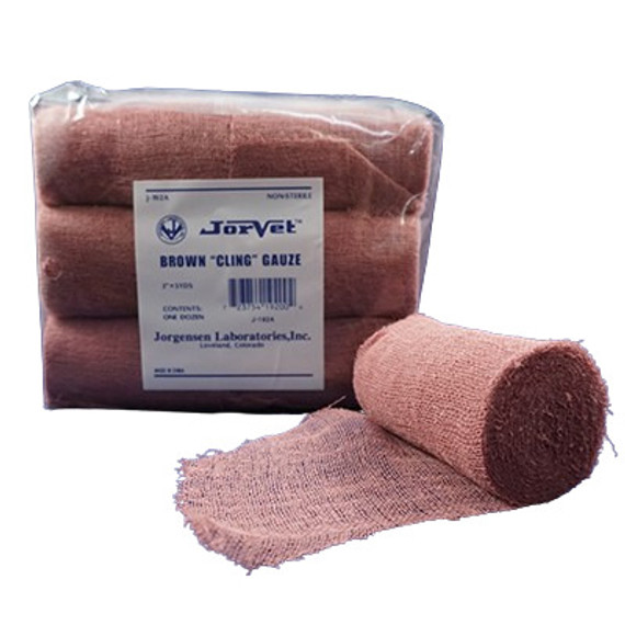 Jorvet Cling Gauze Roll - Brown