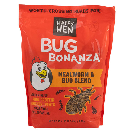 Happy Hen Treats Bug Bonanza Chicken Treat - 30 oz