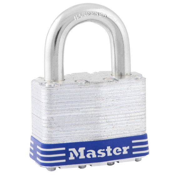 Master Lock Wide Laminated Steel Pin Tumbler Padlock - 2"