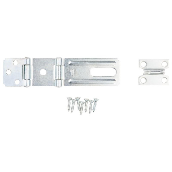 National Hardware Zinc Plated Double Hinge Safety Hasp - 3-1/4"