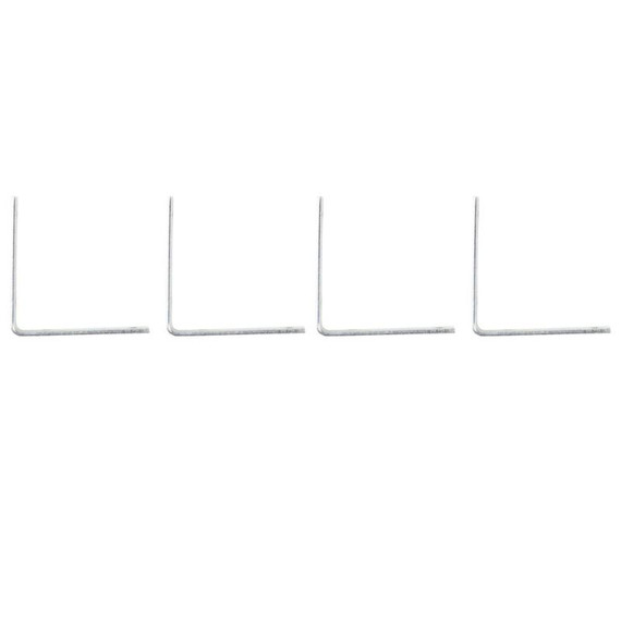 National Hardware 2-1/2" X 5/8" Zinc Corner Iron Braces - 4 Pk