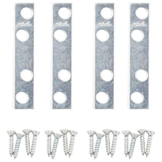 National Hardware Zinc Plated Mending Plate - 3" X 5/8"