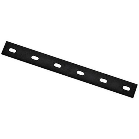 National Hardware Black Mending Plate - 14" X 1-1/2" X 1/8"