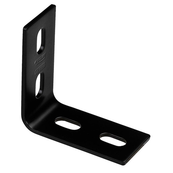 National Hardware Steel Black Corner Brace