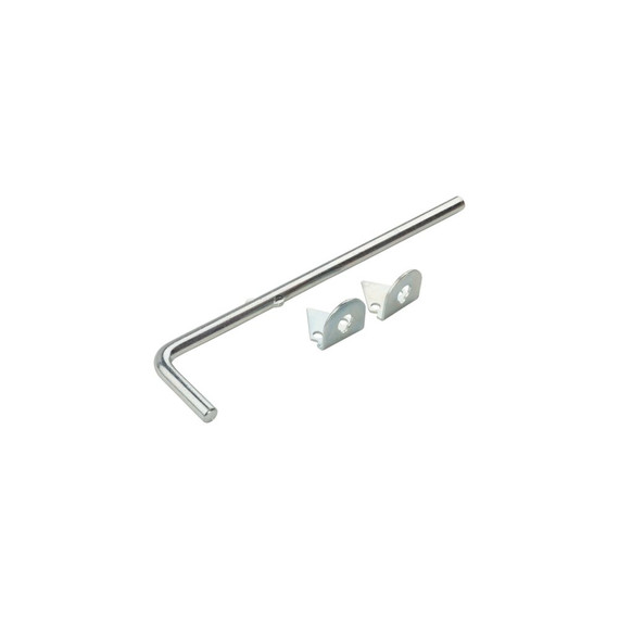 National Hardware Zinc Plated Cane Bolt - 1/2" X 12"