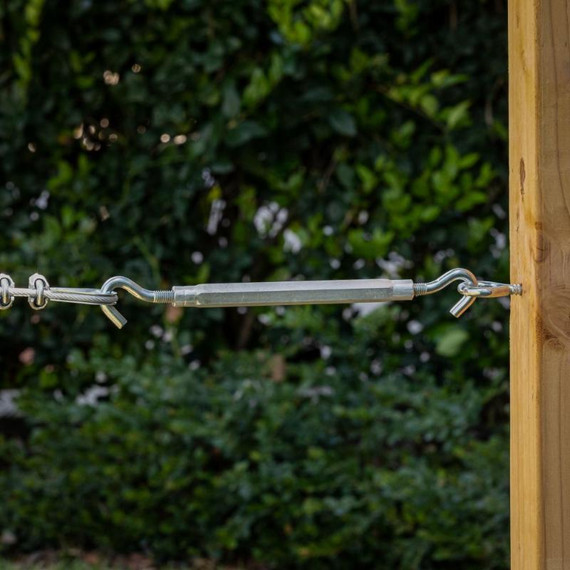 National Hardware Hook/hook Turnbuckle - 3/8" X 16"