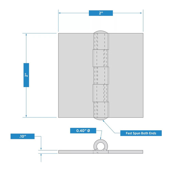 National Hardware Plain Steel Door Hinges