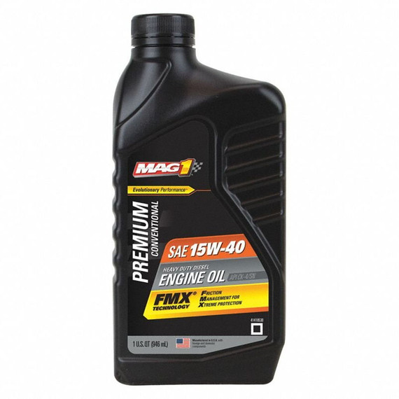 Mag 1 Premium Conventional 15W-40 Heavy Duty Diesel Engine Oil - 1 qt