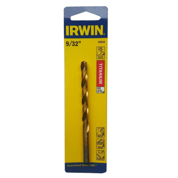 Irwin Titanium Jobber Drill Bit - 9/32"