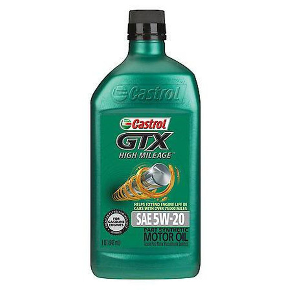 Castrol GTX 5W-20 High Mileage Motor Oil - 1 Qt