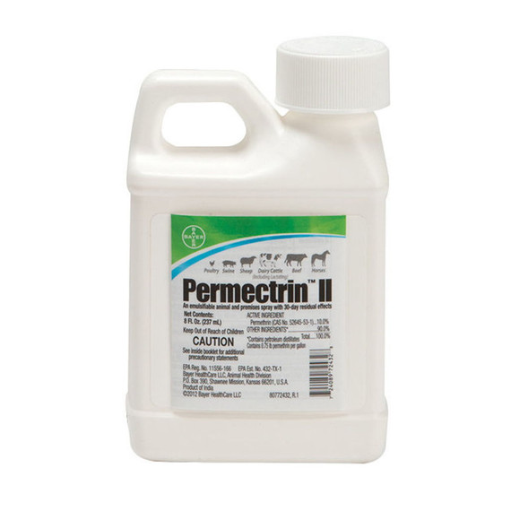 Permectrin Ii Animal And Premise Insecticide Concentrate - 8 Oz