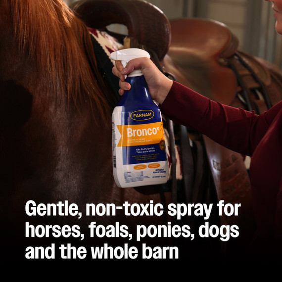 Farnam Bronco e Equine Fly Spray Plus Citronella Scent