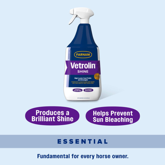 Farnam Vetrolin Shine Ready-to-Use Spray - 32 oz