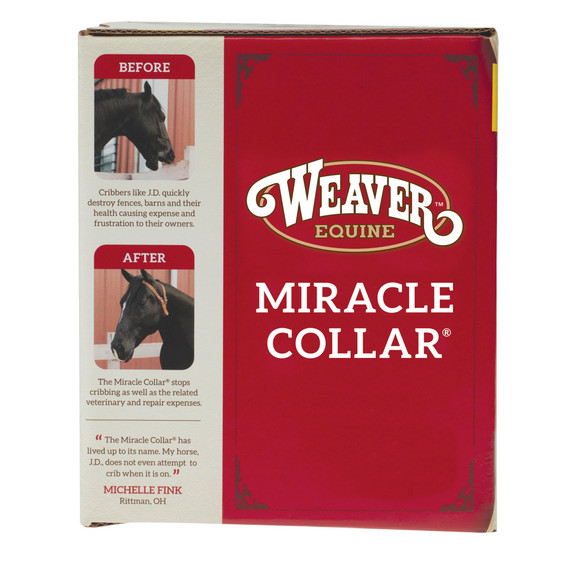 Weaver Equine Leather Miracle Collar - Golden Brown - Medium