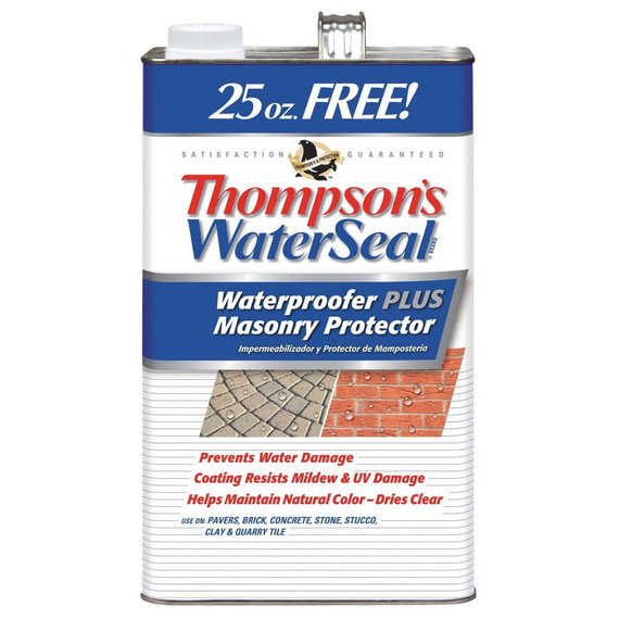 Thompson's Waterseal Waterproofer Plus Masonry Protector - 1.2 gal