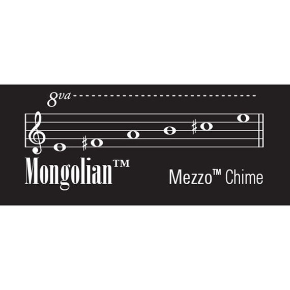 Music Of The Spheres Mongolian Windchimes - Black