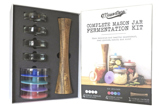 Complete Mason Jar Fermentation Kit 9 Piece Set