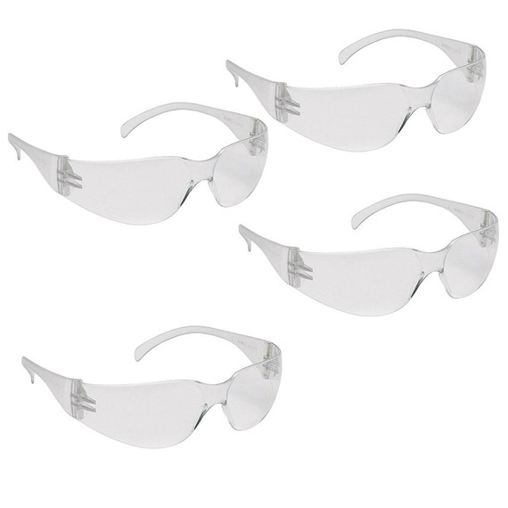 Tru-guard Clear General Purpose Frameless Safety Glass - 4 pk