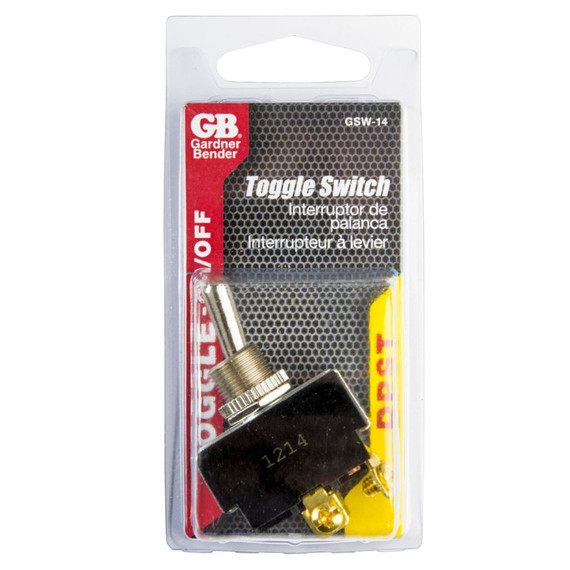 Gardner Bender Heavy Duty Dpst Toggle Switch - Chrome