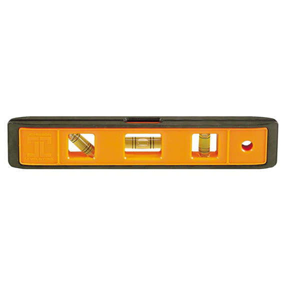 Johnson Level Structo-cast Torpedo Level - 9"- Orange