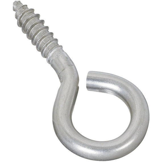 National Hardware Zinc Plated Screw Eye - 2-5/8" - 2 pk