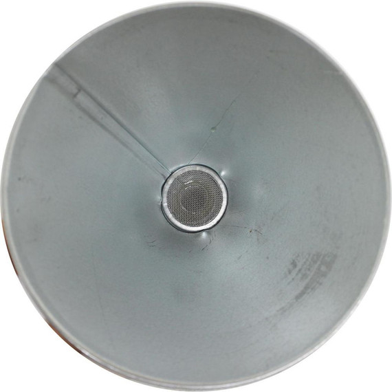 Lumax Galvanized Funnel Offset With Screen - 6 Qt