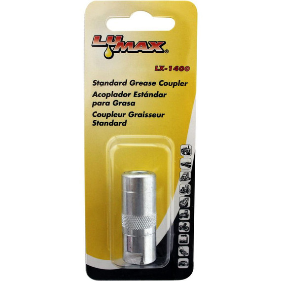 Lumax Standard Grease Coupler - 1/8" Npt