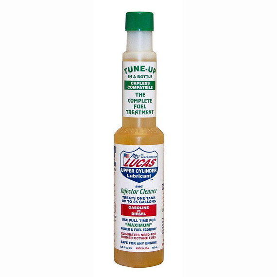 Lucas Oil Upper Cylinder Lubricant & Fuel Injector Cleaner - Clear yellow