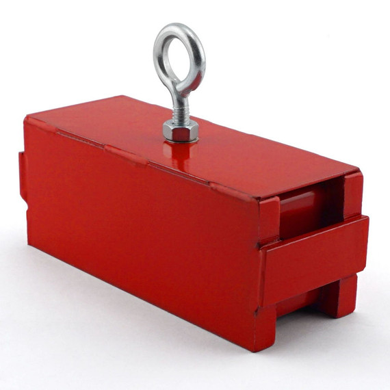 Master Magnetics Heavy-duty Holding And Retrieving Magnet - Red