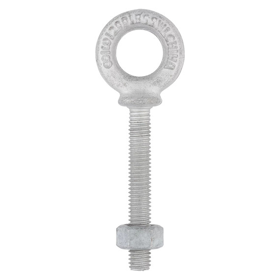 National Hardware Galvanized Forged Steel Eye Bolt - 3/8" X 2-1/2"