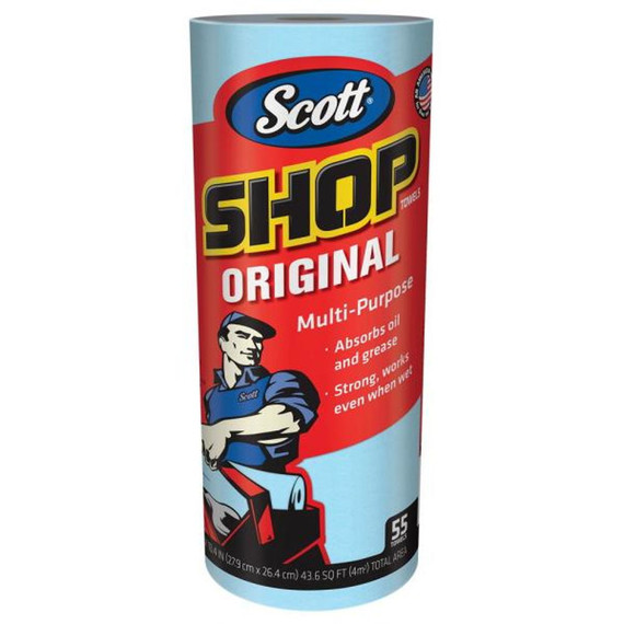 Scott Blue Original Shop Towel - 55 ct