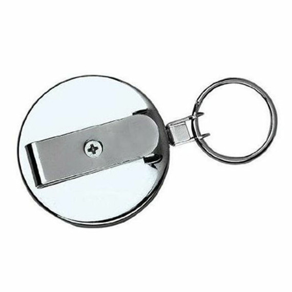 Hy-Ko Clip-On Chrome Plated Key Reel - 48"