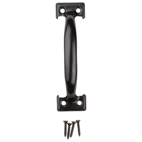 National Hardware Black Utility Pull - 6-1/2"