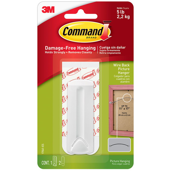 Command Wire Back Picture Hanger - Large