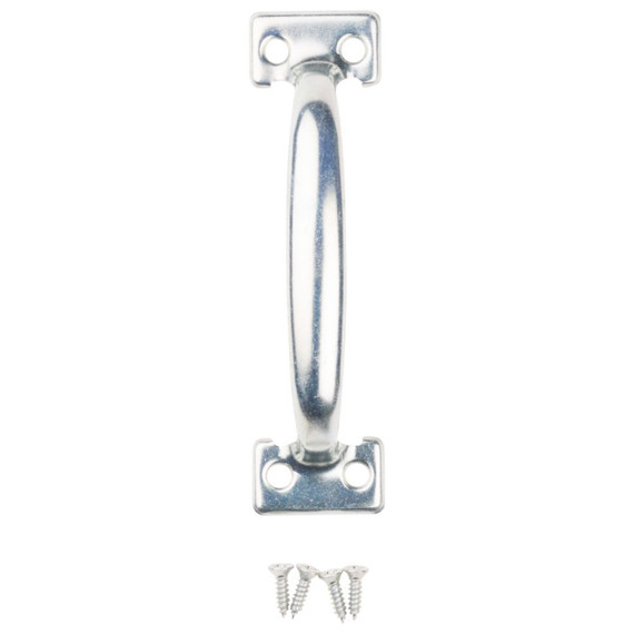 National Hardware Zinc Door Pull with Screens - 5-3/4"