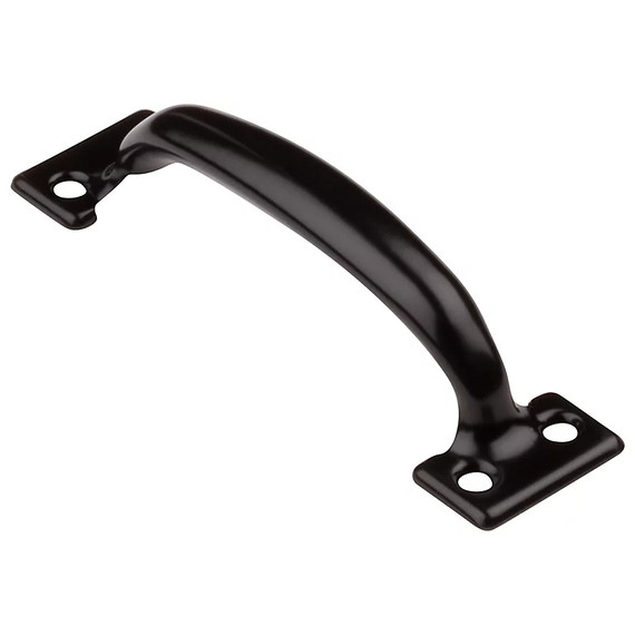 National Hardware Black Door Pull - 5-3/4"