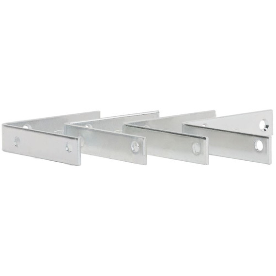 National Hardware 3-1/2" X 3/4" Zinc Corner Iron Braces - 4 pk