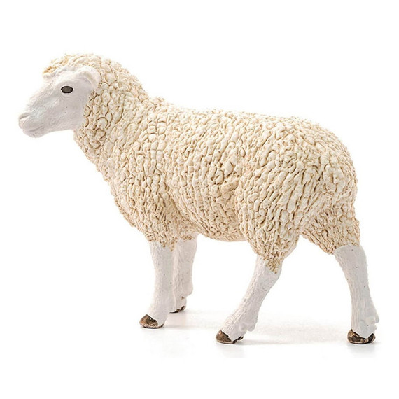 Schleich Sheep Figurine - 3-1/2" X 1-1/2" X 2-3/8"