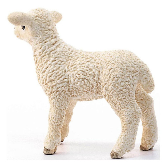 Schleich Lamb Figurine - 2" X 7/8" X 1-3/4"