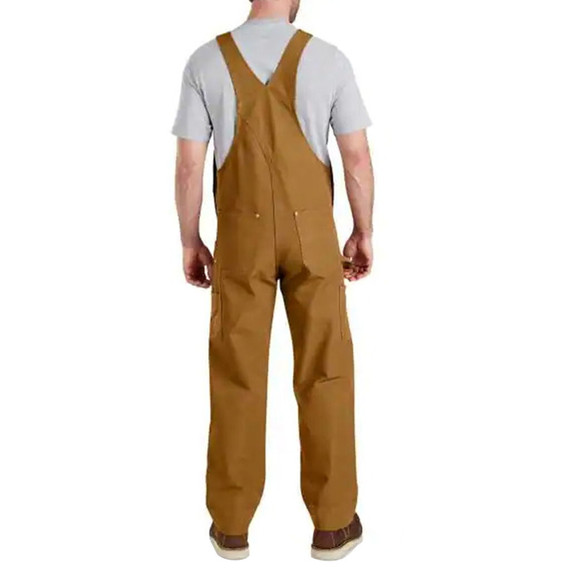 Carhartt Men's Relaxed Fit Duck Bib Overall - Brown
