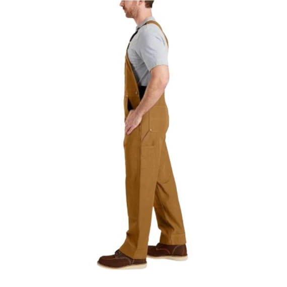 Carhartt Men's Relaxed Fit Duck Bib Overall - Brown