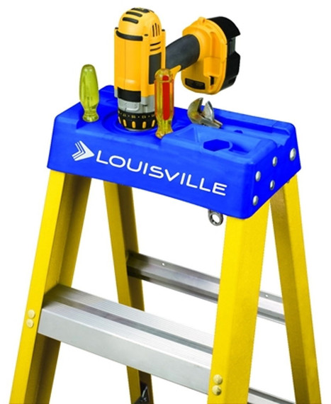 Louisville 8' Fiberglass Type I Step Ladder - Yellow