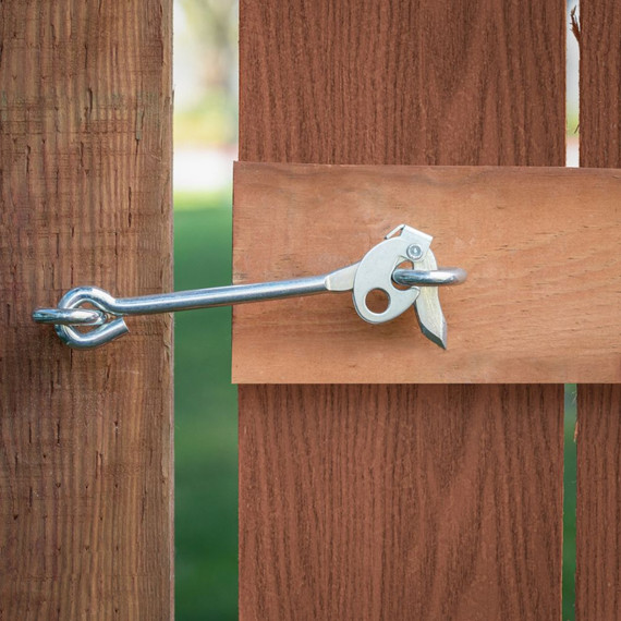 National Hardware Zinc Plated Safety Gate Hook - 6"