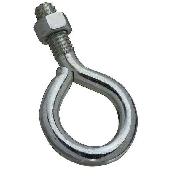 National Hardware Zinc Plated Eye Bolt - 3/8" X 3"