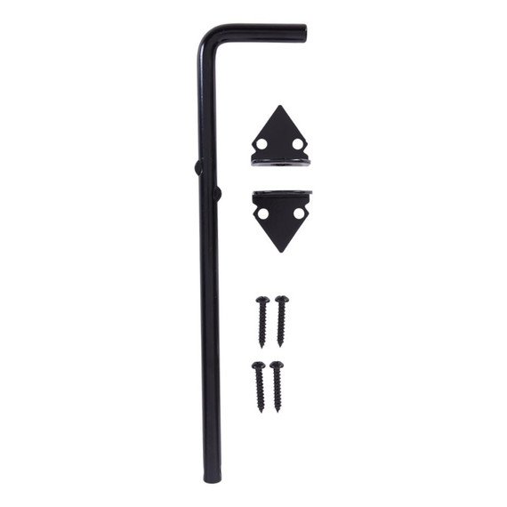 National Hardware Black Cane Bolt - 1/2" X 12"