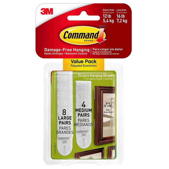 Command Picture Hanging Strips Value Pack - Small & Medium