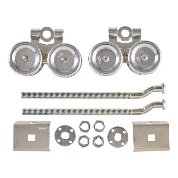 National Hardware 9" Bolt Zinc Plated Box Rail Hanger - 2 pk