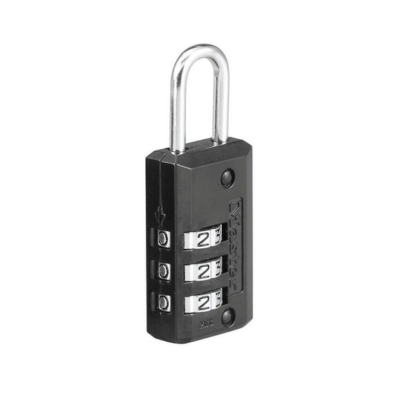 Master Lock Metal body Combination Luggage Lock - Black