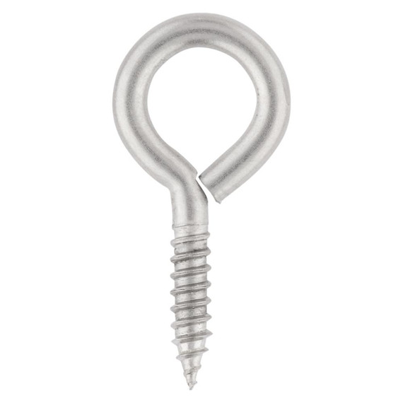 National Hardware 8" Stainless Steel Screw Eye - 1-5/8"