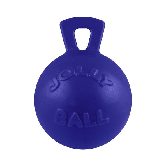 Jolly Pets 10" Horsemen's Pride Jolly Ball With Handle - Blue